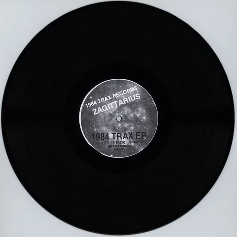 Zagittarius (Jordan Fields) - 1984 Trax EP