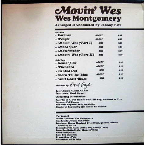 Wes Montgomery - Movin' Wes