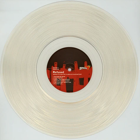 Refused - Songs To Fan The Flames Of Discontent Clear Vinyl Edition
