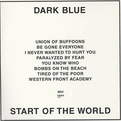 Dark Blue - Start Of The World