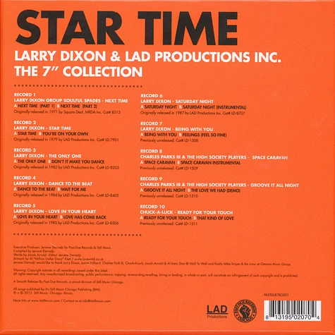 Larry Dixon & LAD Productions Inc - Star Time 10x7" Boxset