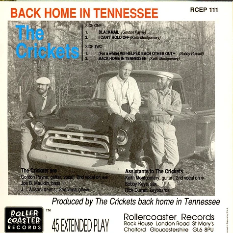 The Crickets - Back Home In Tennessee
