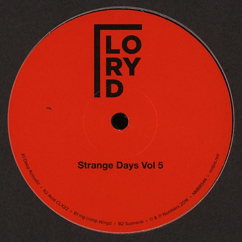 Lory D - Strange Days Volume 5