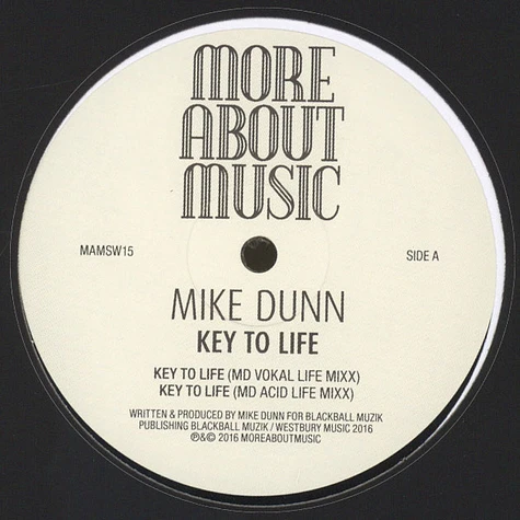 Mike Dunn - Key To Life EP