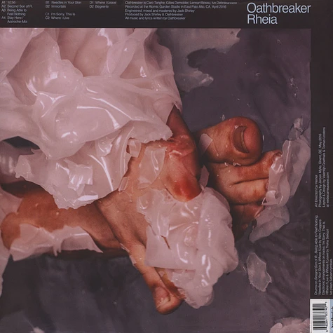 Oathbreaker - Rheia Transparent Sea Blue Vinyl Edition
