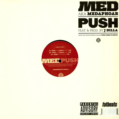 M.E.D. AKA Medaphoar - Push