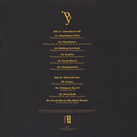 Py - Ghostdance EP + Selected Cuts