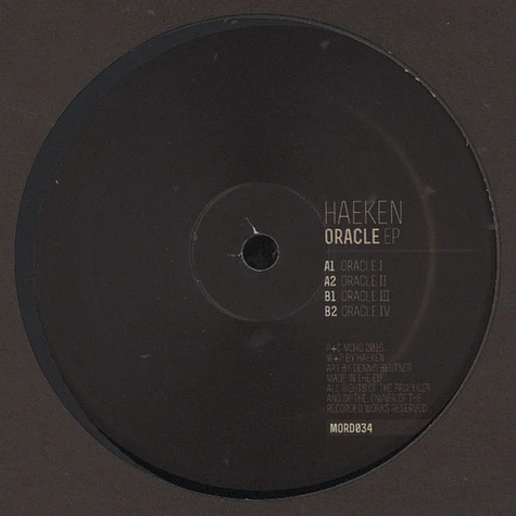 Haeken - Oracle EP