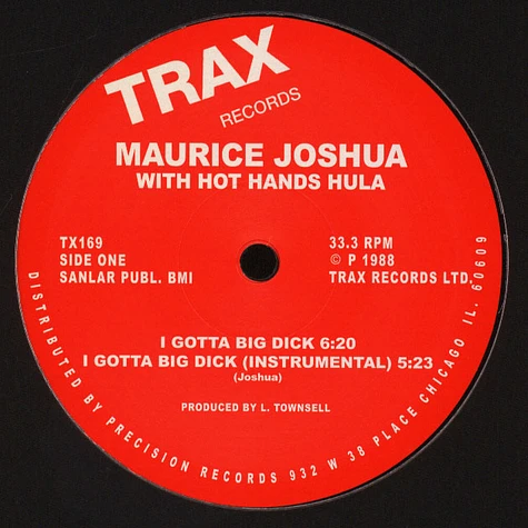 Maurice Joshua With Hot Hands Hula - I Gotta Big Dick