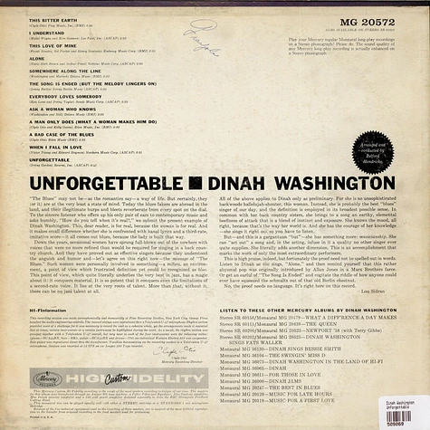 Dinah Washington - Unforgettable