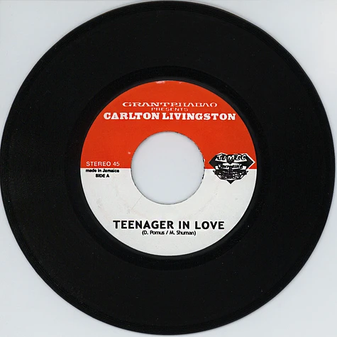 Grant Phabao & Carlton Livingston - Teenager In Love / Version