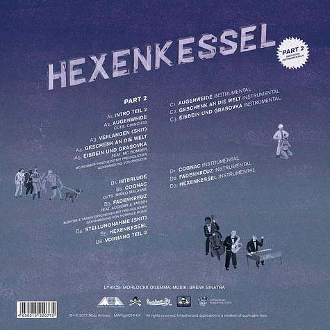 Brenk Sinatra & Morlockk Dilemma - Hexenkessel EP 2 Limited Edition