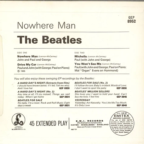 The Beatles - Nowhere Man