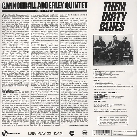 Cannonball Adderley - Them Dirty Blues