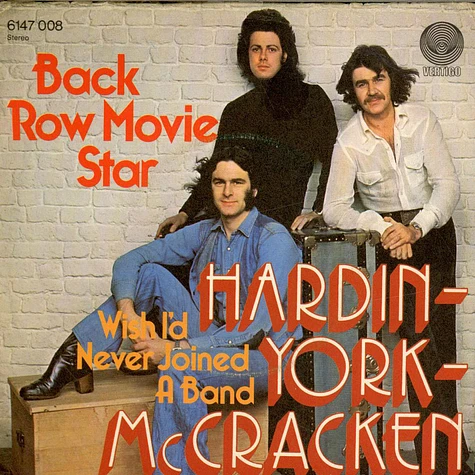 Hardin & York - Charlie McCracken - Back Row Movie Star