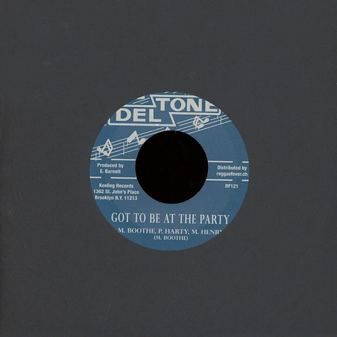 The Hitones / Milton Boothe & Pat Harty - Don't Play A Fool / Got To Be At The Party