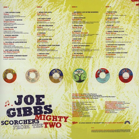 米2LP Joe Gibbs, Various Reggae Anthology: Scorchers From The Mighty Two (Va VPRL4130 VP /00466 REGGAE ANTHOLOGY JOE GIBBS SCORCHERS FROM THE