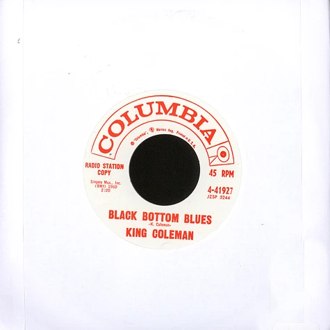 King Coleman - Bulldog / Black Bottom Blues
