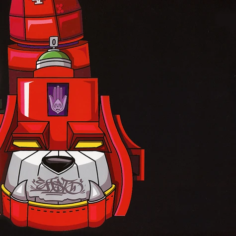 DJ Qbert - Super Seal Giant Robo V.5 (Left Foot) Red Vinyl Edition