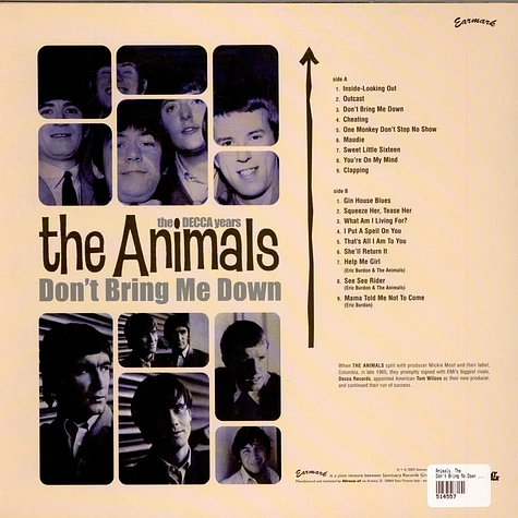 The Animals - Don't Bring Me Down - The Decca Years