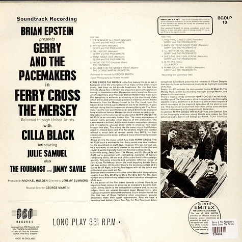 Gerry & The Pacemakers - Ferry Cross The Mersey