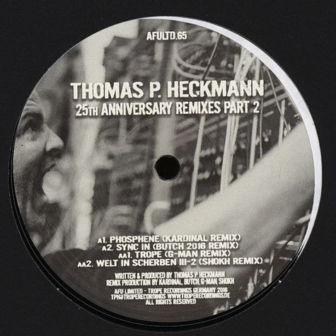 Thomas P. Heckmann - 25th Anniversary Remixes Part 2