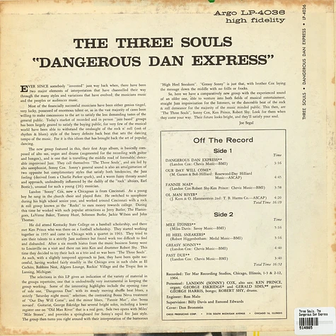 The Three Souls - Dangerous Dan Express