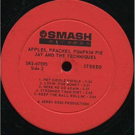 Jay & The Techniques - Apples, Peaches, Pumpkin Pie
