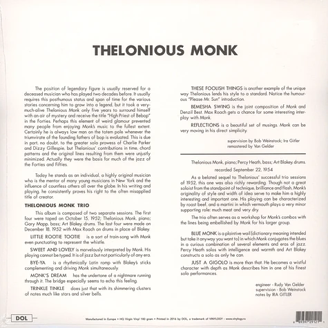 Thelonious Monk - Monk's Moods