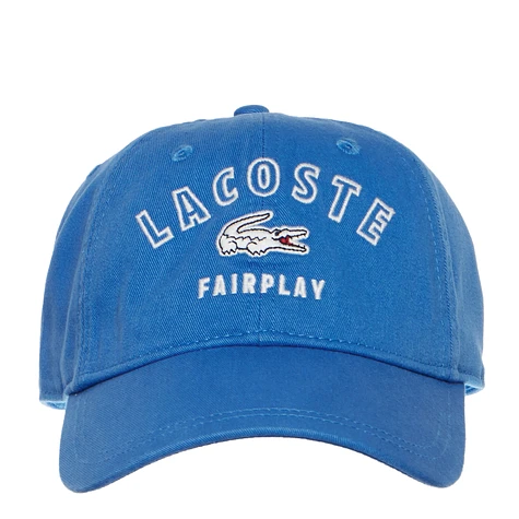 Lacoste - Gabardine Fairplay Strapback Cap