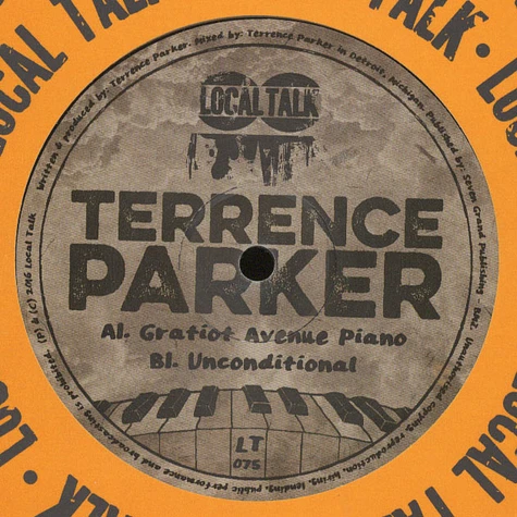 Terrence Parker - Gratiot Avenue Piano / Unconditional