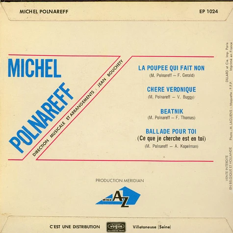 Michel Polnareff - La Poupée Qui Fait Non
