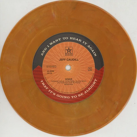 Jeff Caudill - Voice / Wishing Well Burnt Orange Vinyl Edition