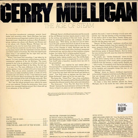 Gerry Mulligan - The Age Of Steam