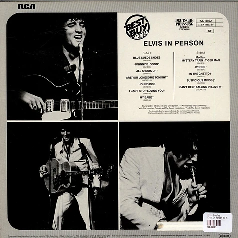 Elvis Presley - Elvis In Person At The International Hotel
