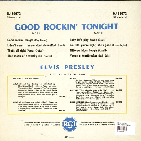 Elvis Presley - Good Rockin' Tonight