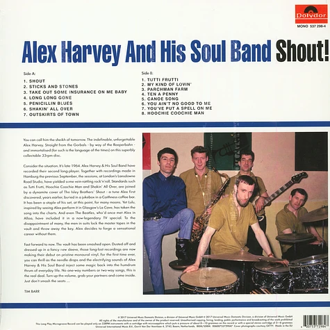 Alex Harvey And His Soul Band - Shout!