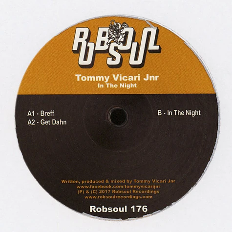 Tommy Vicari Jnr - In The Night EP