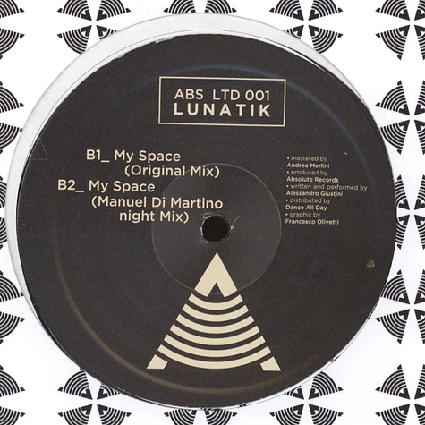 Lunatik - My Space EP DE Vs. Troit & Manuel Di Martino Remix