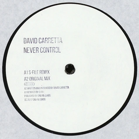 David Carretta - Never Control S-File Remix