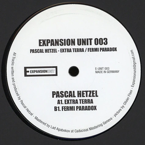 Pascal Hetzel - Extra Terra / Fermi Paradox