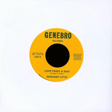 Margaret Little - Love Finds A Way / I Need Some Loving
