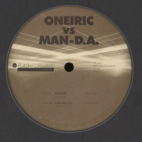 Oneiric vs Man-D.A. - Unreleased Series 1 Black Vinyl Edition