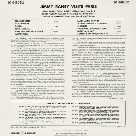 Jimmy Raney - Visit Paris
