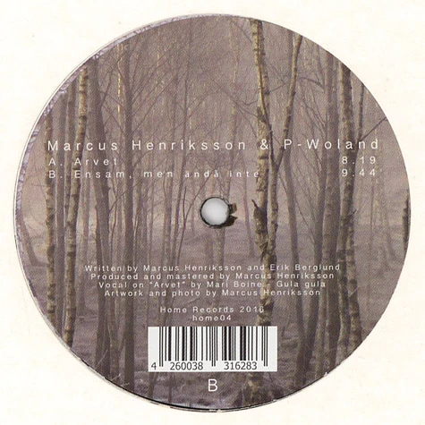 Marcus Henriksson & P-Woland - Arvet EP