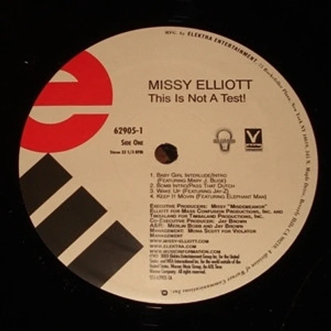 Missy Elliott - This Is Not A Test!