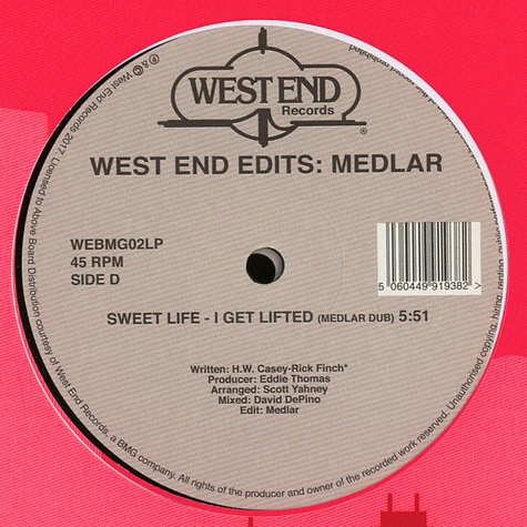 V.A. - West End Edits: Medlar