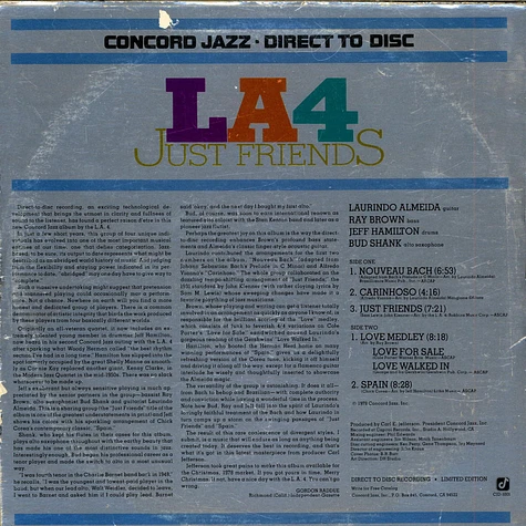 LA4 - Just Friends