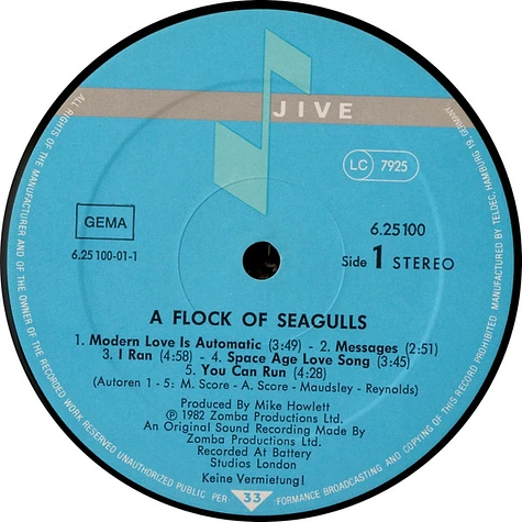 A Flock Of Seagulls - A Flock Of Seagulls