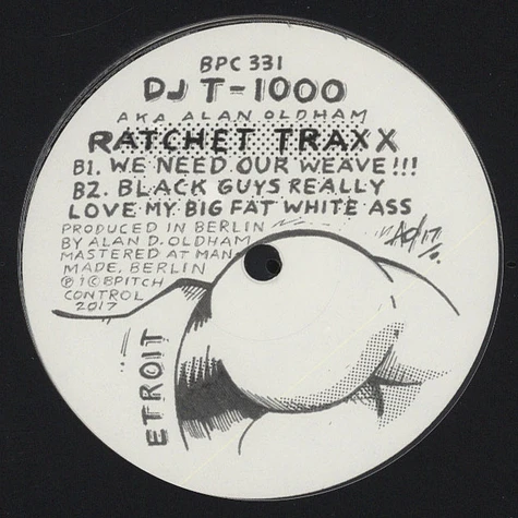 DJ T-1000 (Alan Oldham) - Ratchet Traxx EP